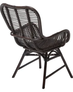 Tuolit<Beliani Rottinkituoli Tummanruskea Togo