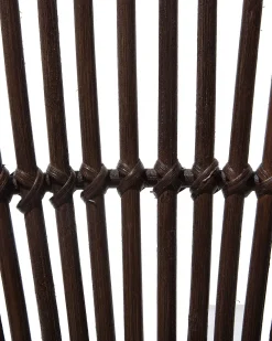 Tuolit<Beliani Rottinkituoli Tummanruskea Sarita