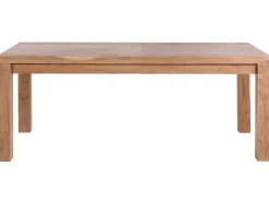 Pöydät<Beliani Ruokapoyta Akaasia Vaalea Puu 180 X 90 Cm Tesa