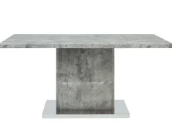 Pöydät<Beliani Ruokapoyta Harmaa 160 X 90 Cm Pasadena