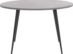 Pöydät<Beliani Ruokapoyta Harmaa/Musta 120 Cm Odeon