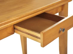 Pöydät<Beliani Ruokapoyta Jatkettava Vaalea Kumipuu 90/120 X 60 Cm Masela