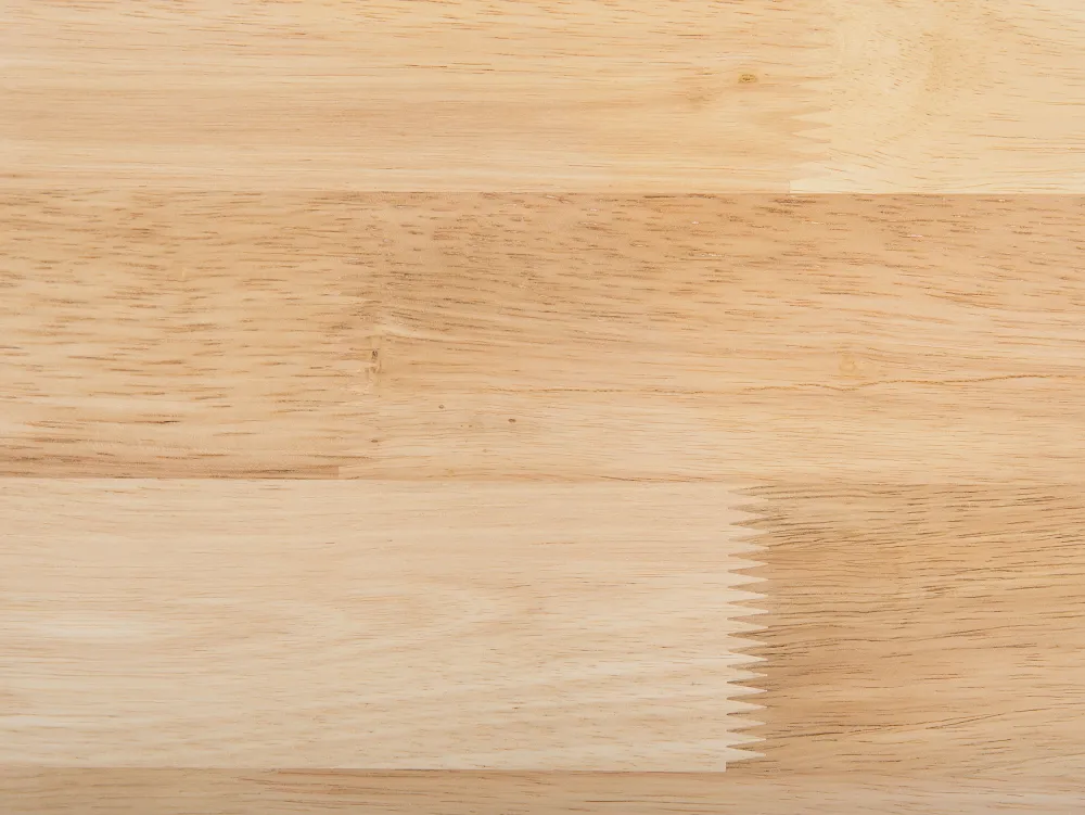 Cheap Beliani Ruokapoyta Kumipuu Vaalea Puu/Musta 150 X 90 Cm Georgia