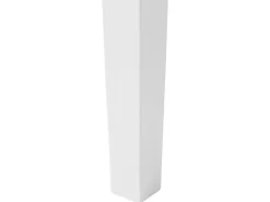 Pöydät<Beliani Ruokapoyta Kumipuu Vaalea Puu/Valkoinen 114 X 68 Cm Georgia