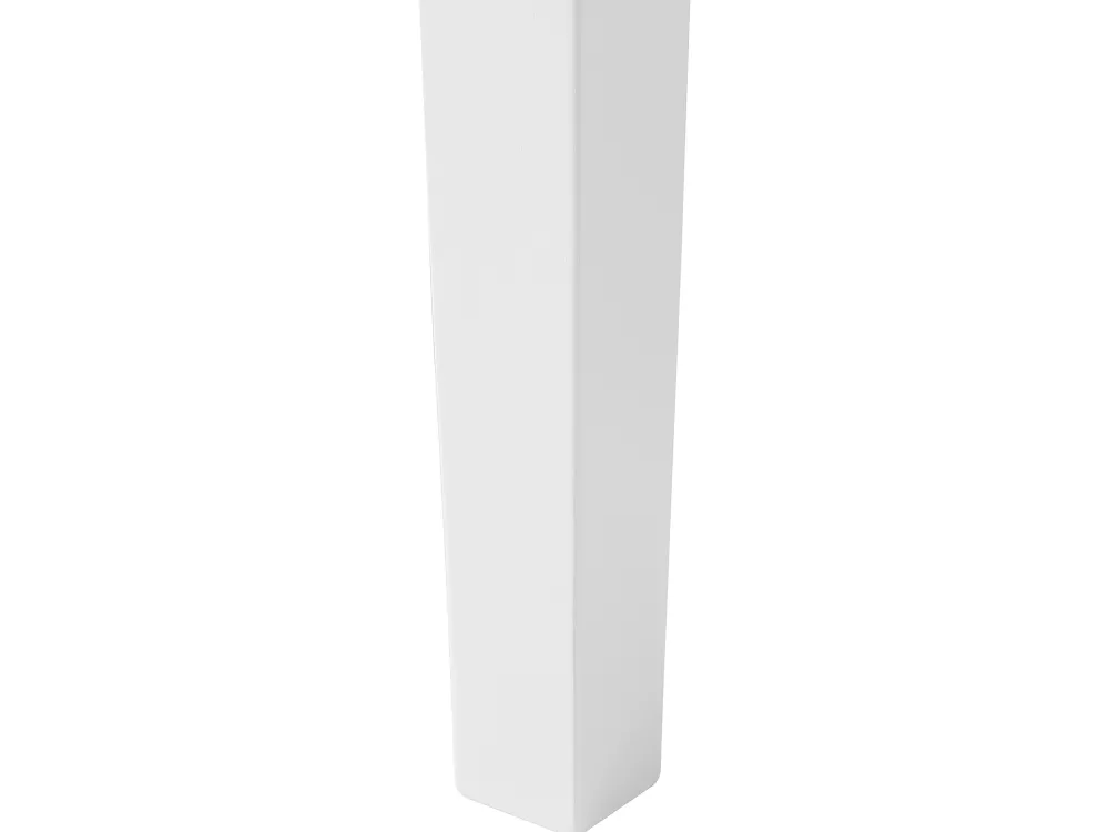 Pöydät<Beliani Ruokapoyta Kumipuu Vaalea Puu/Valkoinen 114 X 68 Cm Georgia