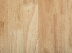 Pöydät<Beliani Ruokapoyta Kumipuu Vaalea Puu/Valkoinen 114 X 68 Cm Georgia