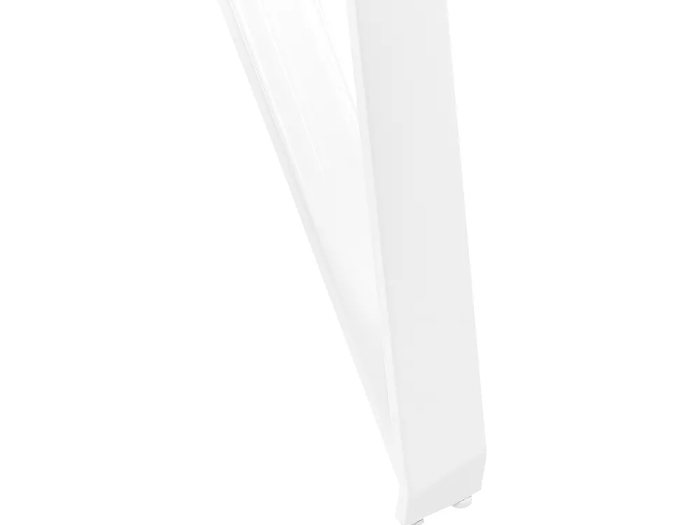 Online Beliani Ruokapoyta Marmorikuvio Valkoinen 160 X 90 Cm Grieger