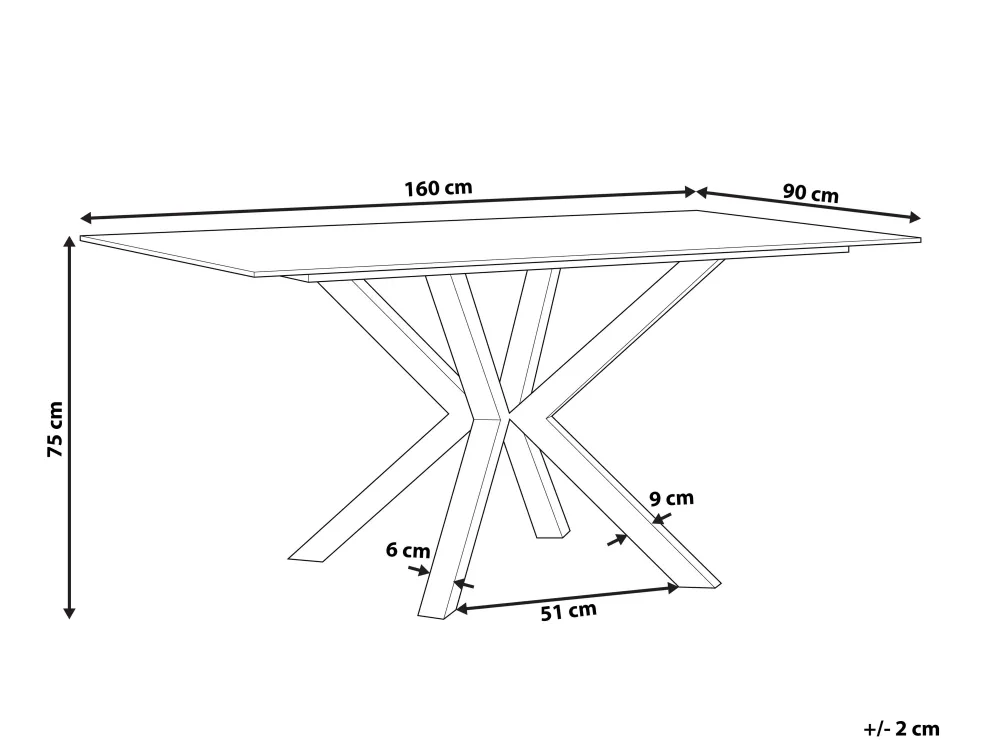 Pöydät<Beliani Ruokapoyta Marmorikuvio Valkoinen/Hopea 160 X 90 Cm Sabrosa
