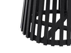 Cheap Beliani Ruokapoyta Musta 120 Cm Mesilla