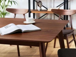 Pöydät<Beliani Ruokapoyta Tumma Puu 200 X 100 Cm Madox