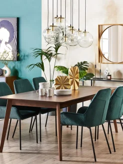 Pöydät<Beliani Ruokapoyta Tumma Puu 200 X 100 Cm Madox