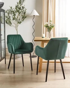 Pöydät<Beliani Ruokapoyta Tumma Puu 200 X 100 Cm Madox