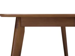 Clearance Beliani Ruokapoyta Tumma Puu 150 X 90 Cm Iris