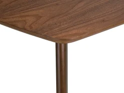 Clearance Beliani Ruokapoyta Tumma Puu 150 X 90 Cm Iris