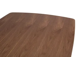 Clearance Beliani Ruokapoyta Tumma Puu 150 X 90 Cm Iris