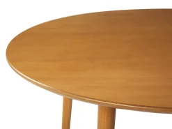 Pöydät<Beliani Ruokapoyta Vaalea Puu 110 Cm Radan