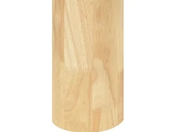 New Beliani Ruokapoyta Vaalea Puu 120 Cm Orin