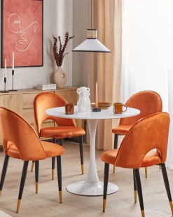 Hot Beliani Ruokapoyta Valkoinen 90 Cm Boca