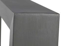 Hot Beliani Ruokapoyta Valkoinen/Hopea 180 X 90 Cm Arctic I