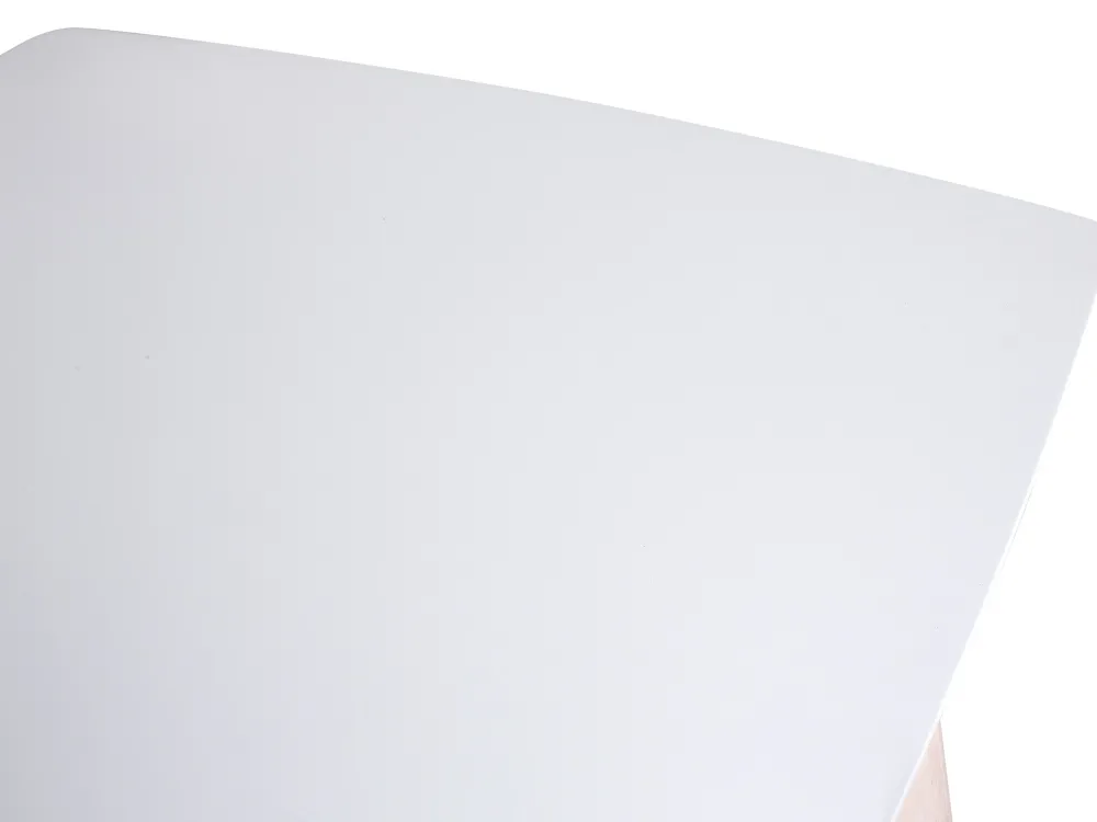 Pöydät<Beliani Ruokapoyta Valkoinen/Vaalea Puu 150 X 90 Cm Santos