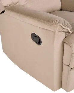 Nojatuolit<Beliani Ruskea Kangasverhoiltu Saadettava Nojatuoli Everton