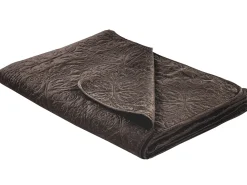 Tekstiilit<Beliani Ruskea Kohokuvioitu Paivapeittosetti 220 X 240 Rayen