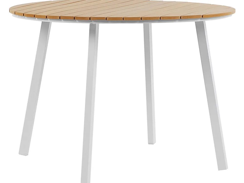 Best Sale Beliani Ruskea Pyorea Puutarhan Ruokapoyta O 105 Cm Cavoli