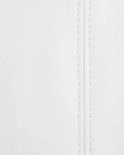 Nojatuolit<Beliani Saadettava Keinonahkainen Lepotuoli Valkoinen Bergen