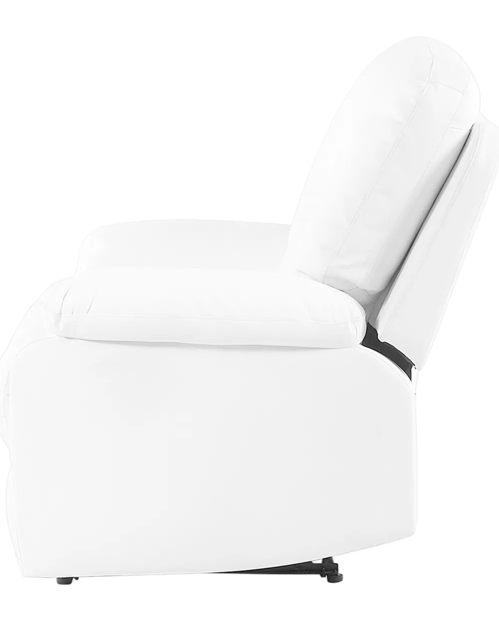 Nojatuolit<Beliani Saadettava Keinonahkainen Lepotuoli Valkoinen Bergen