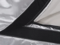 Lastenhuone<Beliani Sakkituoli Nailon Hopea 180 X 230 Cm Fuzzy