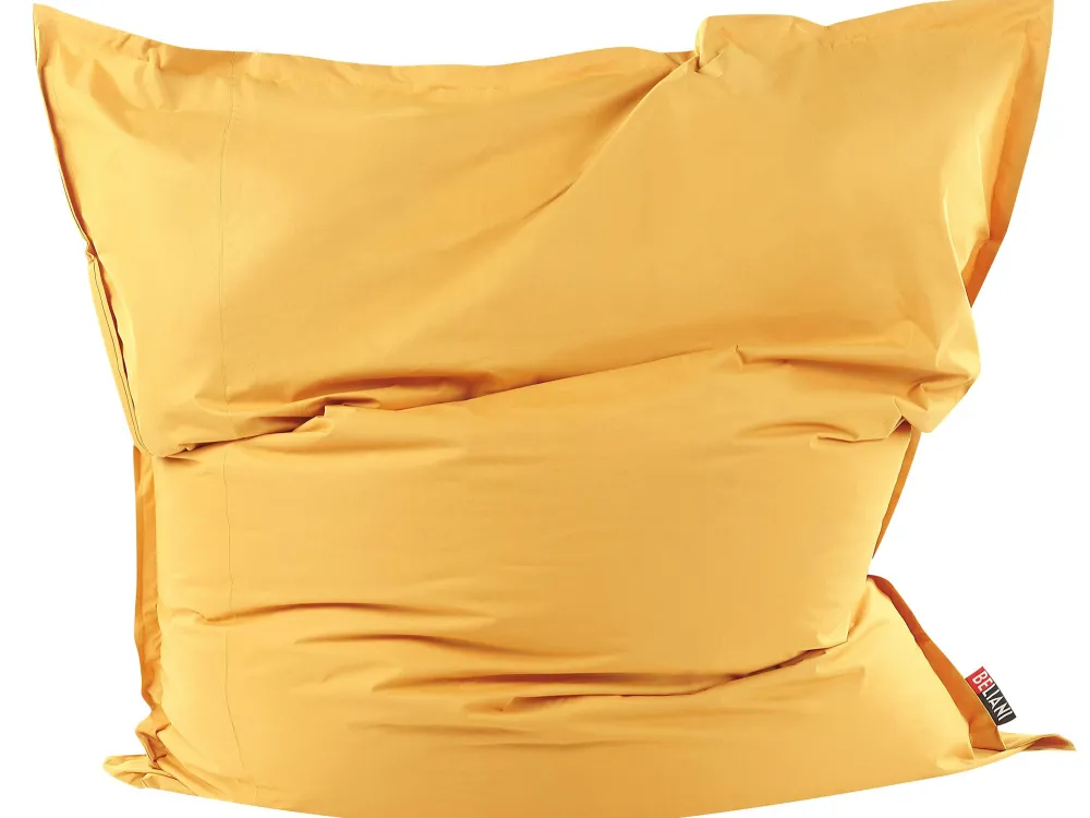 Online Beliani Sakkituoli Nailon Keltainen 180 X 230 Cm Fuzzy