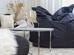 Fashion Beliani Sakkituoli Nailon Musta 140 X 180 Cm Fuzzy