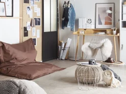 Lastenhuone<Beliani Sakkituoli Nailon Ruskea 140 X 180 Cm Fuzzy