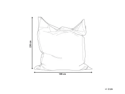 Best Beliani Sakkituoli Nailon Vaalea Beige 180 X 230 Cm Fuzzy