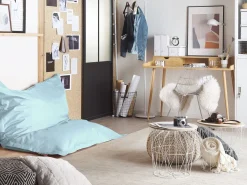 New Beliani Sakkituoli Nailon Vaaleansininen 140 X 180 Cm Fuzzy