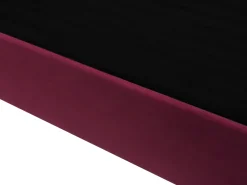 Sohvat<Beliani Samettinen 3-Istuttava Punainen Sohva Skien