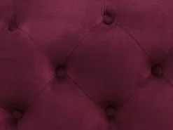 Sohvat<Beliani Samettinen 3-Istuttava Punainen Sohva Skien