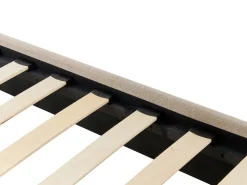 Sängyt<Beliani Sanky Kangas Beige 90 X 200 Cm Roanne