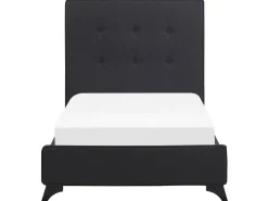 Sängyt<Beliani Sanky Kangas Musta 90 X 200 Cm Ambassador