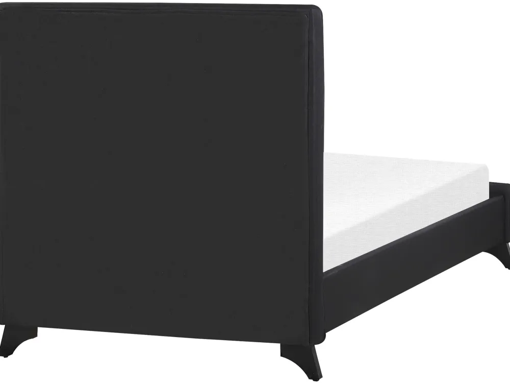 Sängyt<Beliani Sanky Kangas Musta 90 X 200 Cm Ambassador