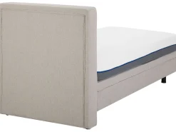 Sängyt<Beliani Sanky Kangas Sahkosaadettava Beige 90 X 200 Cm Duke