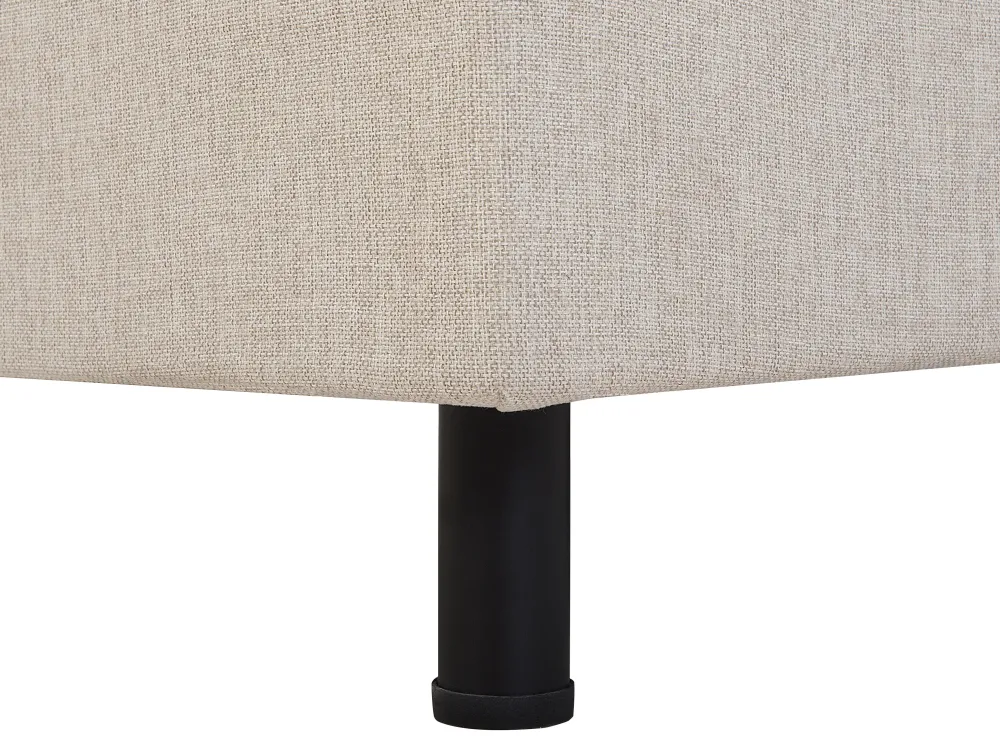 Sängyt<Beliani Sanky Kangas Sahkosaadettava Beige 90 X 200 Cm Duke