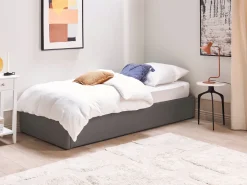 Lastenhuone<Beliani Sanky Kangas Säilytystila Tummanharmaa 90 X 200 Cm Dinan