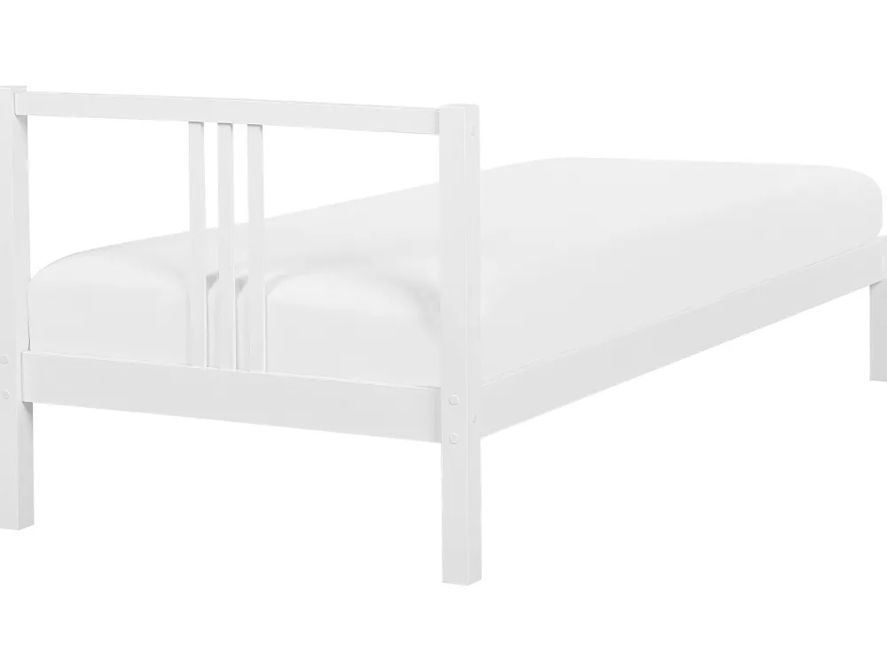 Sängyt<Beliani Sanky Manty Valkoinen 90 X 200 Cm Vannes