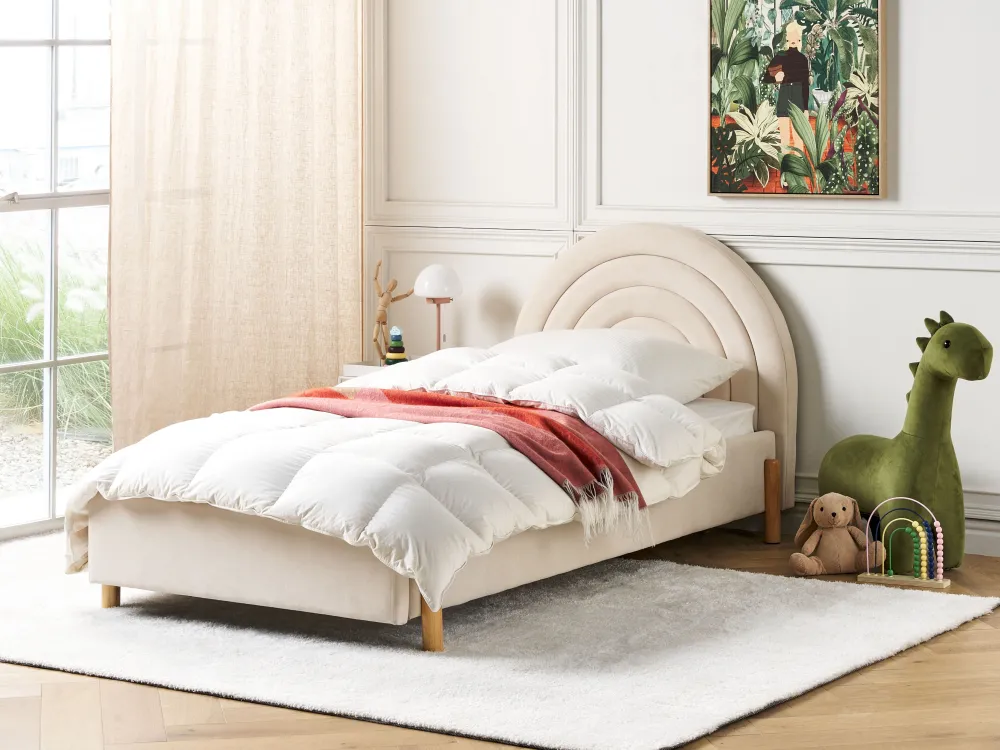 Fashion Beliani Sanky Sametti Beige 90 X 200 Cm Anet