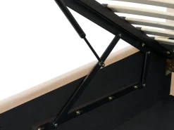 Online Beliani Sanky Sametti Säilytystila Beige 90 X 200 Cm Anet