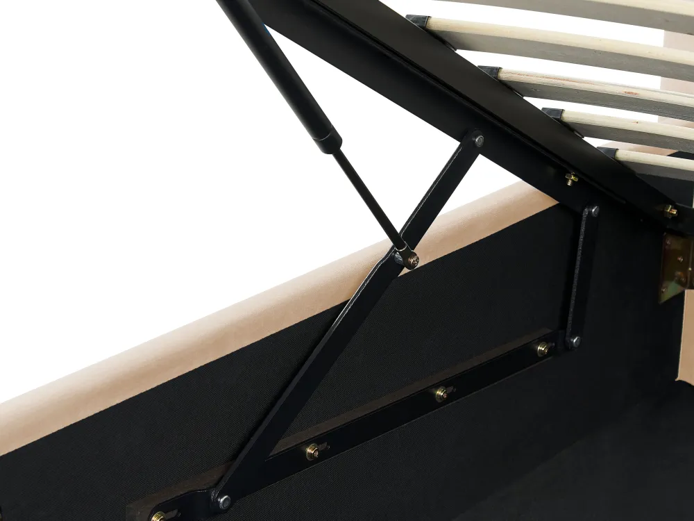 Online Beliani Sanky Sametti Säilytystila Beige 90 X 200 Cm Anet