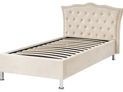 Lastenhuone<Beliani Sanky Sametti Säilytystila Beige 90 X 200 Cm Metz