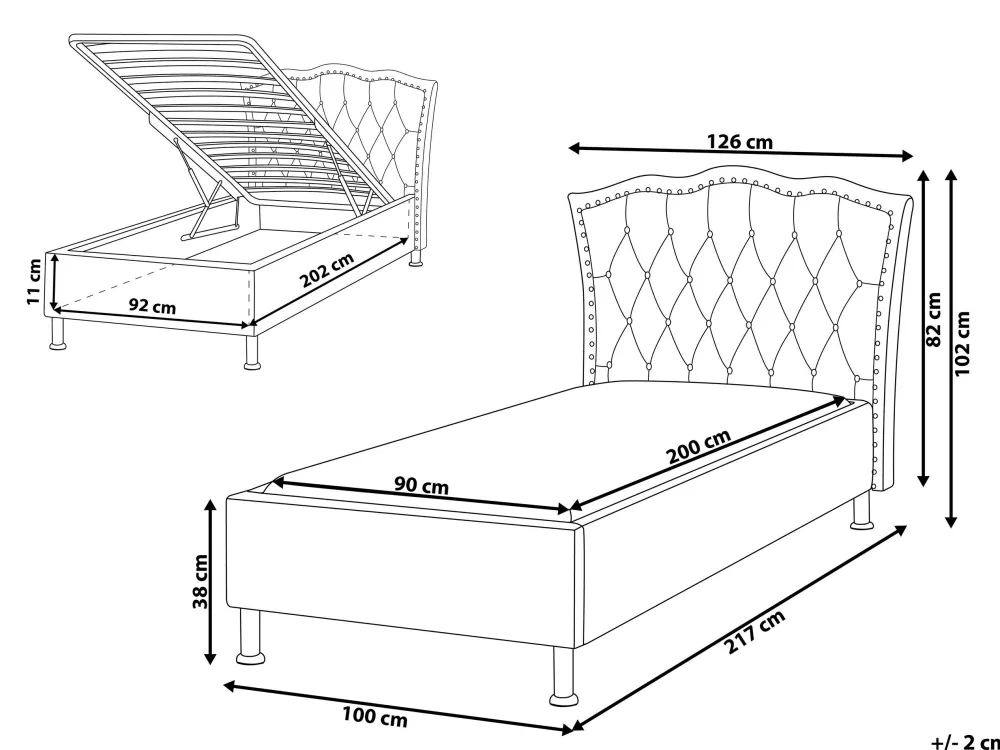 Best Sale Beliani Sanky Sametti Säilytystila Pastellipinkki 90 X 200 Cm Metz