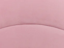 Sängyt<Beliani Sanky Sametti Vaaleanpunainen 90 X 200 Cm Anet